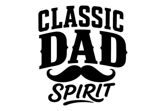 Classic Dad Spirit SVG Design