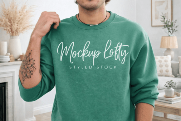 Comfort Colors C6014 Light Green Mockup