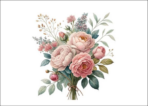 Flower Valentine PNG: High-Res Transparent Design Asset