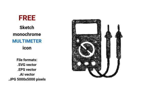 Free Sketch Multimeter Icon