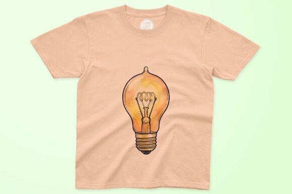 Glowing Bulb with Visible Filament