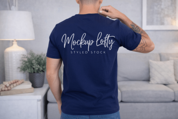 Mastering Visual Design with the Bella Canvas 3001 Navy Tshirt Mockup