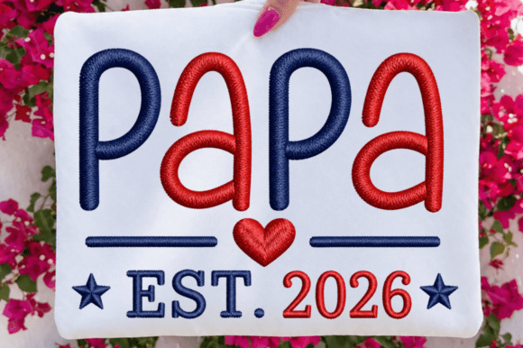 Papa EST 2026 T-shirt PNG Design: A Versatile Tool for Creative Projects