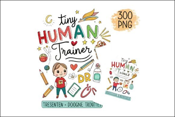 Tiny Human Trainer Teacher PNG