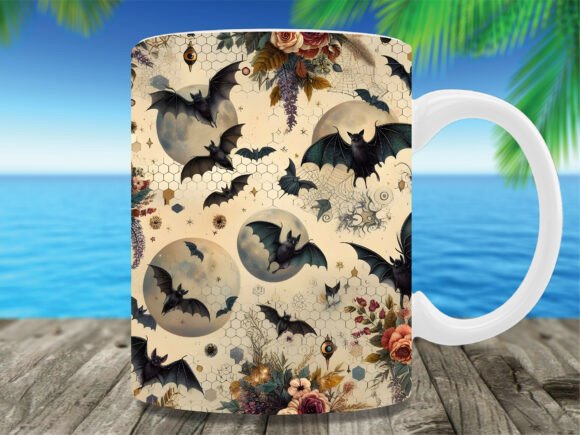 Vintage Gothic Mug Wrap
