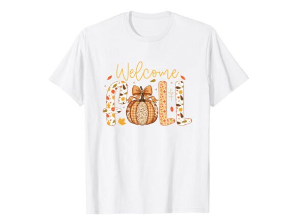 Welcome Autumn Pumpkin Fall T-Shirt: A Strategic Tool for Seasonal Branding and Creative Expression