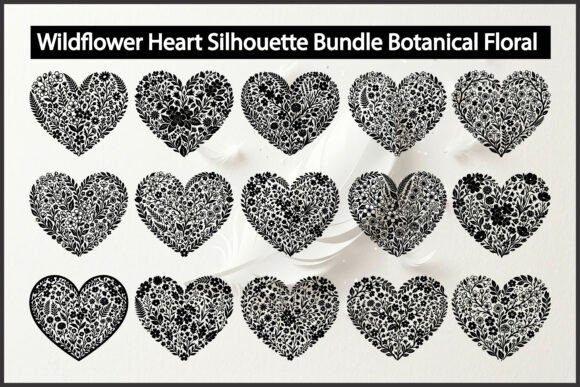 Wildflower Heart Botanical Floral